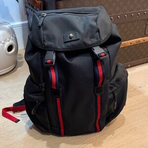 Gucci Techpack Black Canvas Backpack